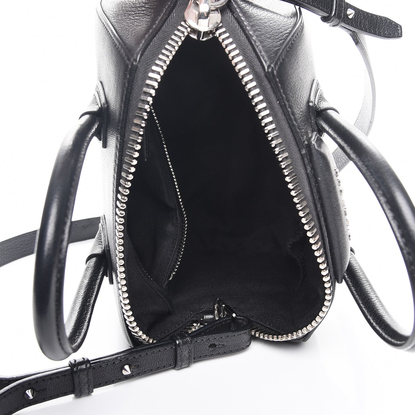 Sugar Goatskin Mini Antigona Black