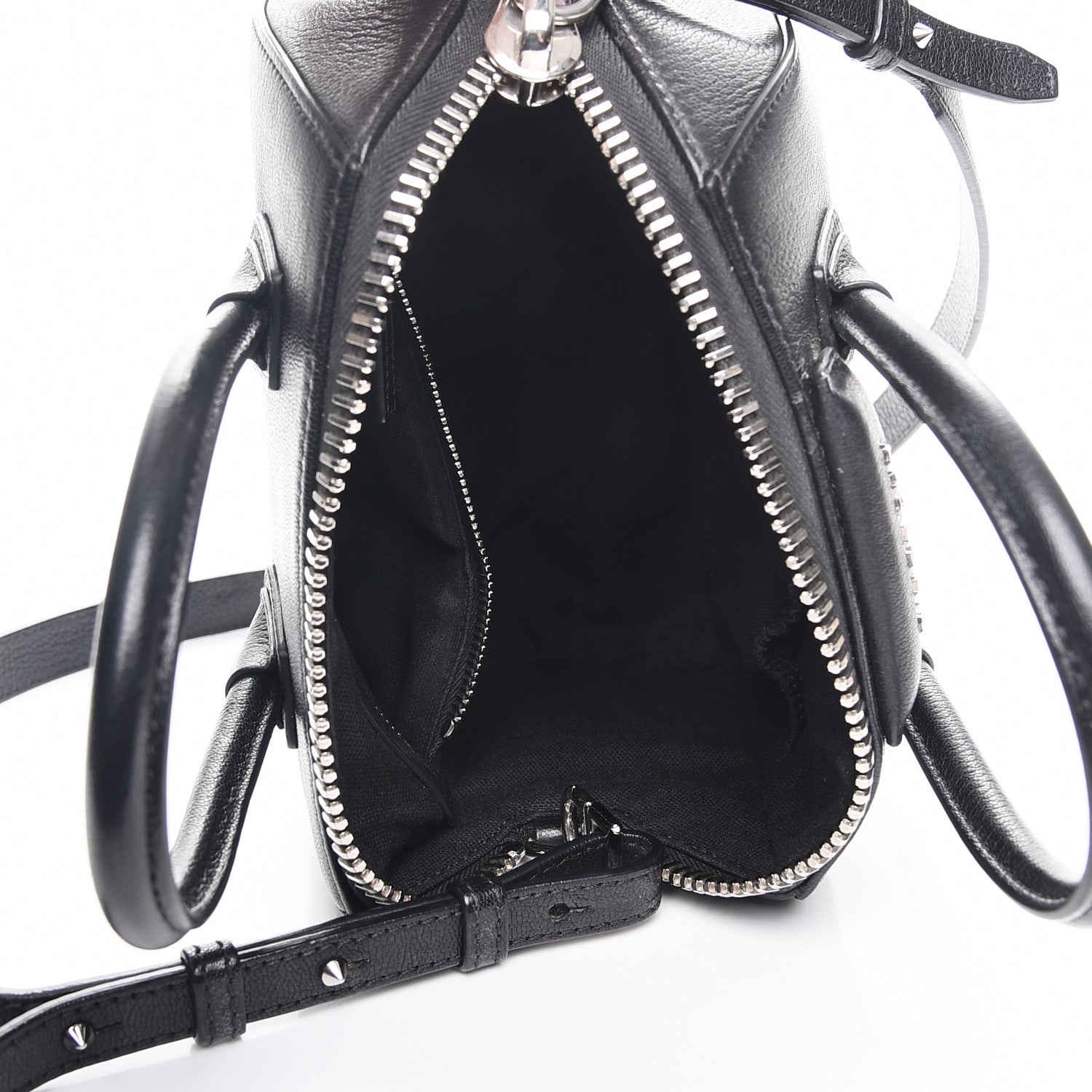 Givenchy Sugar Goatskin Mini Antigona Black 6 of 10