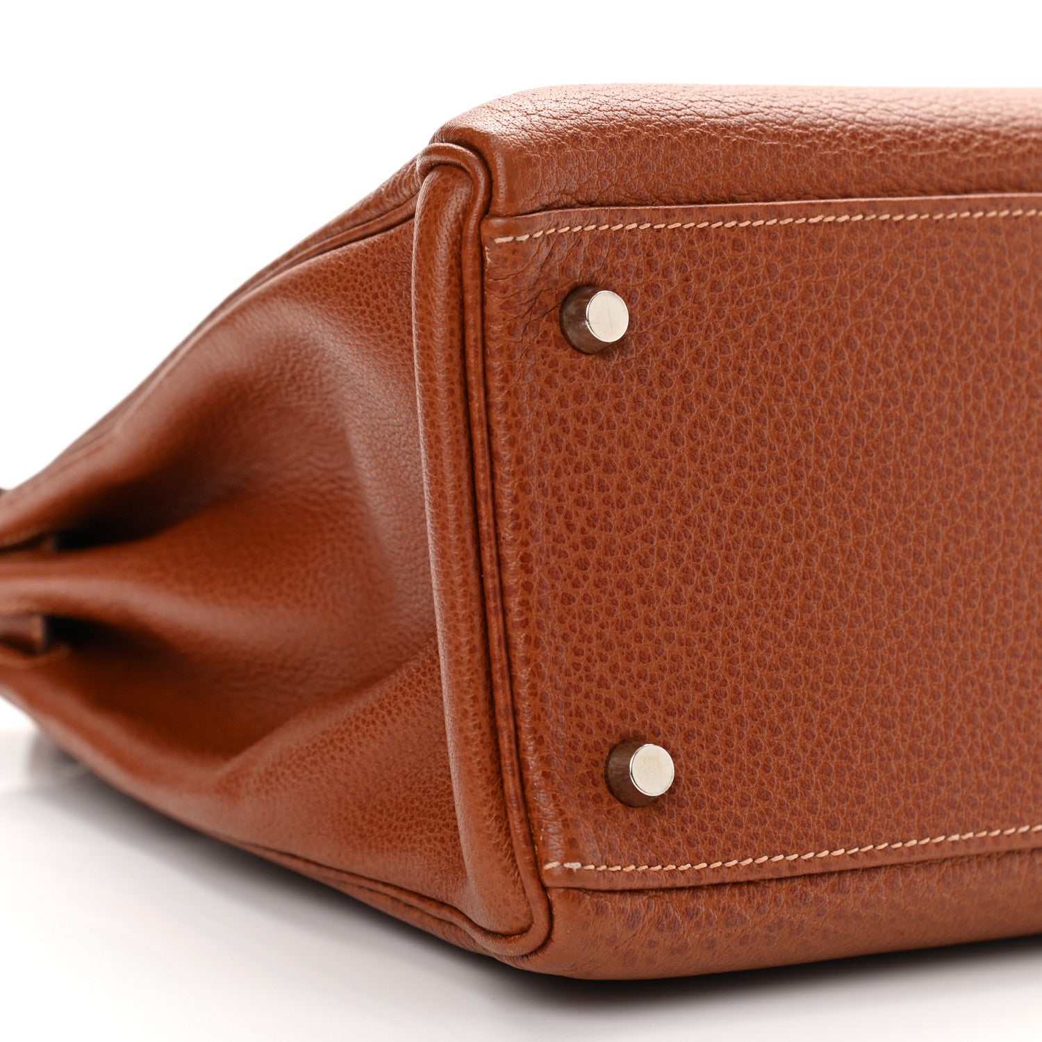 Hermes Buffle Skipper Kelly Retourne 35 Marron Glace 9 of 10