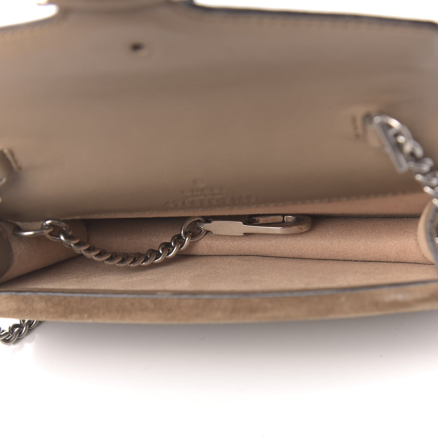 GG Supreme Monogram Super Mini Dionysus Shoulder Bag Taupe