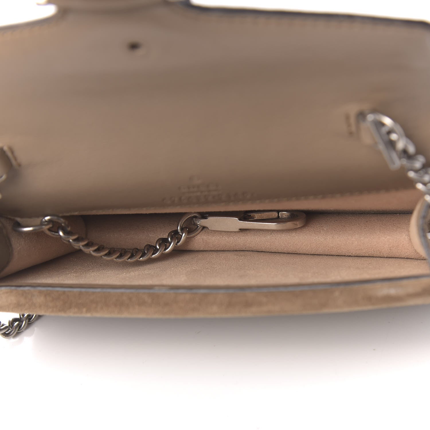 Gucci GG Supreme Monogram Super Mini Dionysus Shoulder Bag Taupe 5 of 10