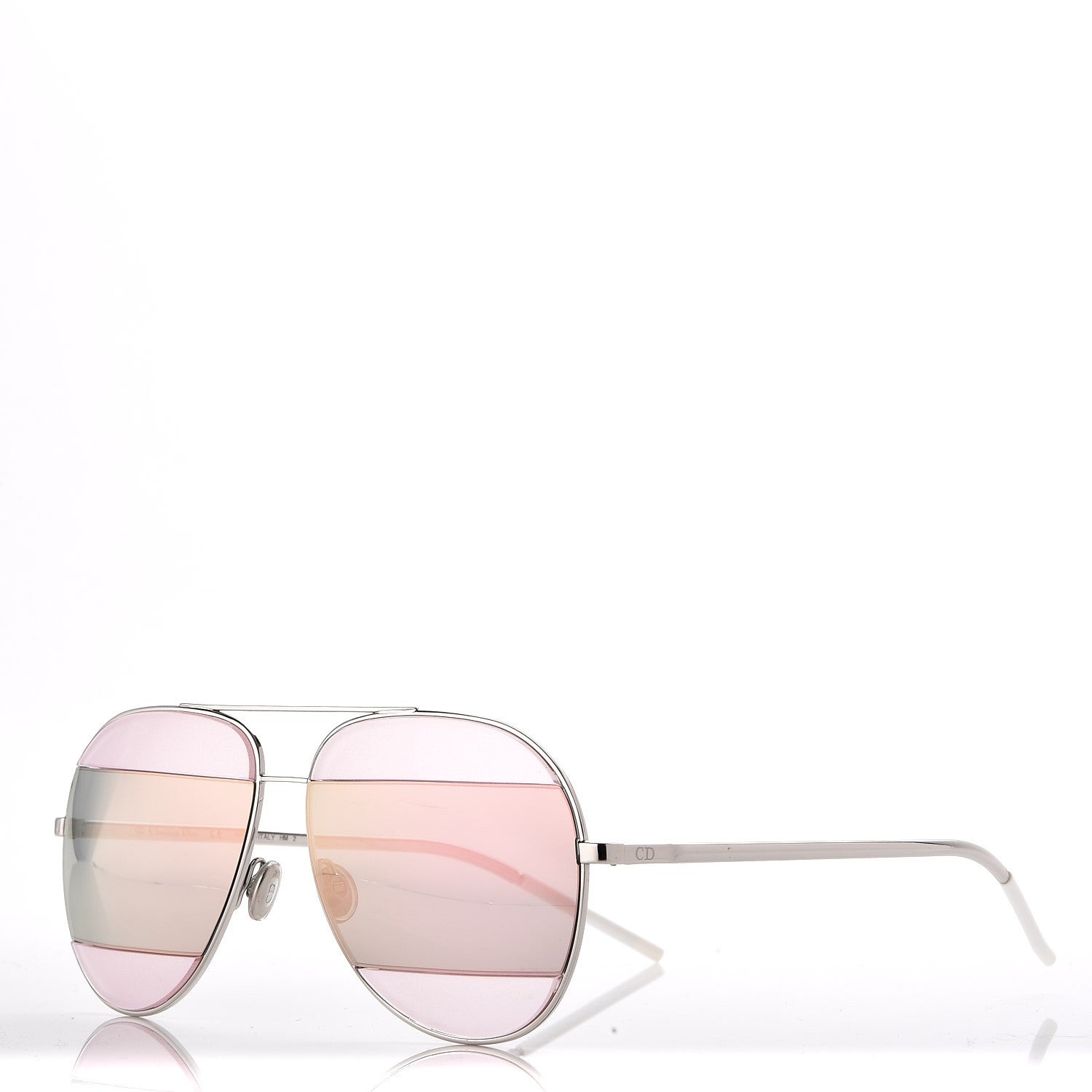 Christian Dior Metal DiorSplit 2 Sunglasses Pink 1 of 7