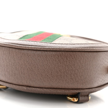 Gucci GG Supreme Monogram Web Mini Ophidia Round Backpack Brown 10 of 10