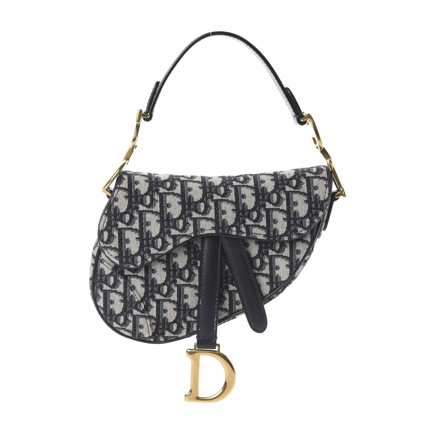 Oblique Mini Saddle Bag Blue