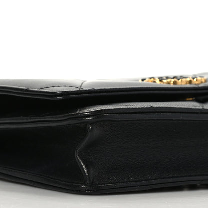 Chanel Lambskin Quilted Chanel 19 Wallet On Chain WOC Black 8 of 9