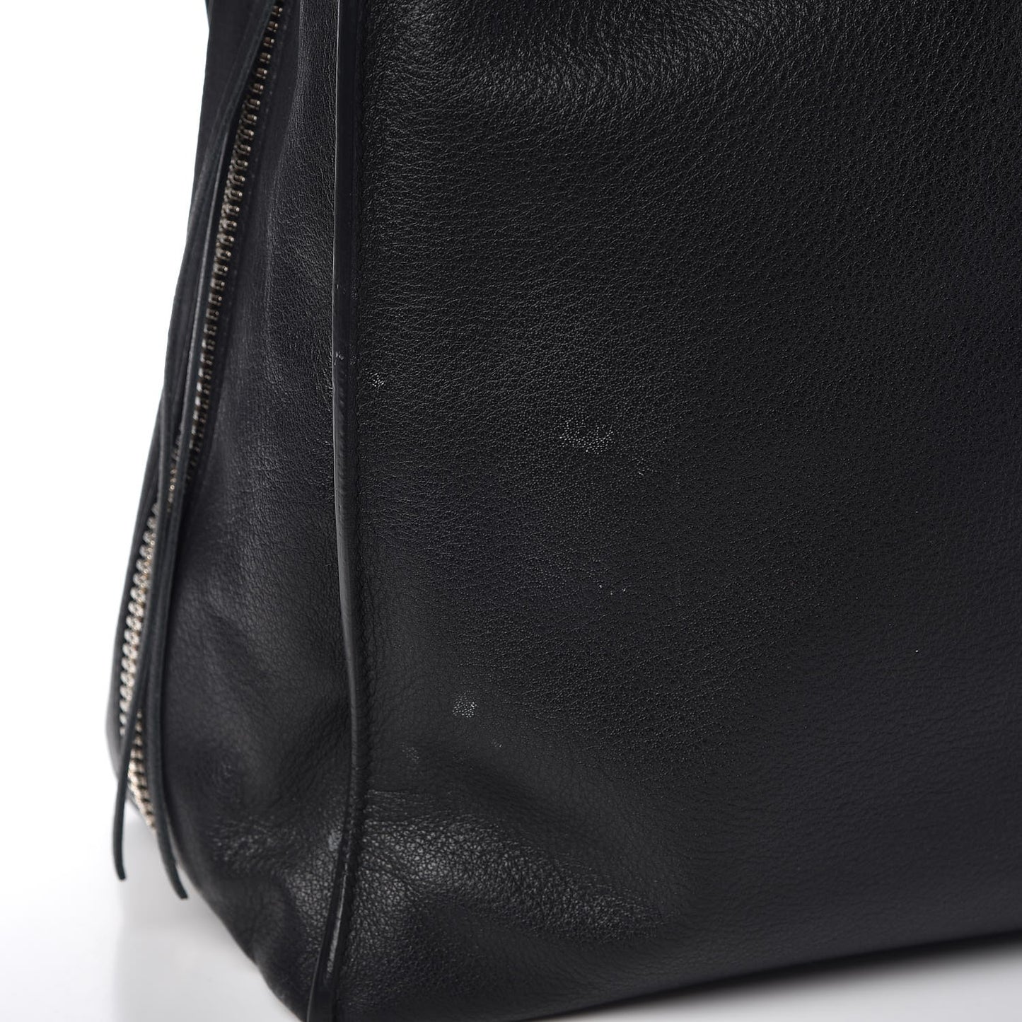 Supple Calfskin Papier A4 Zip Around Tote Black