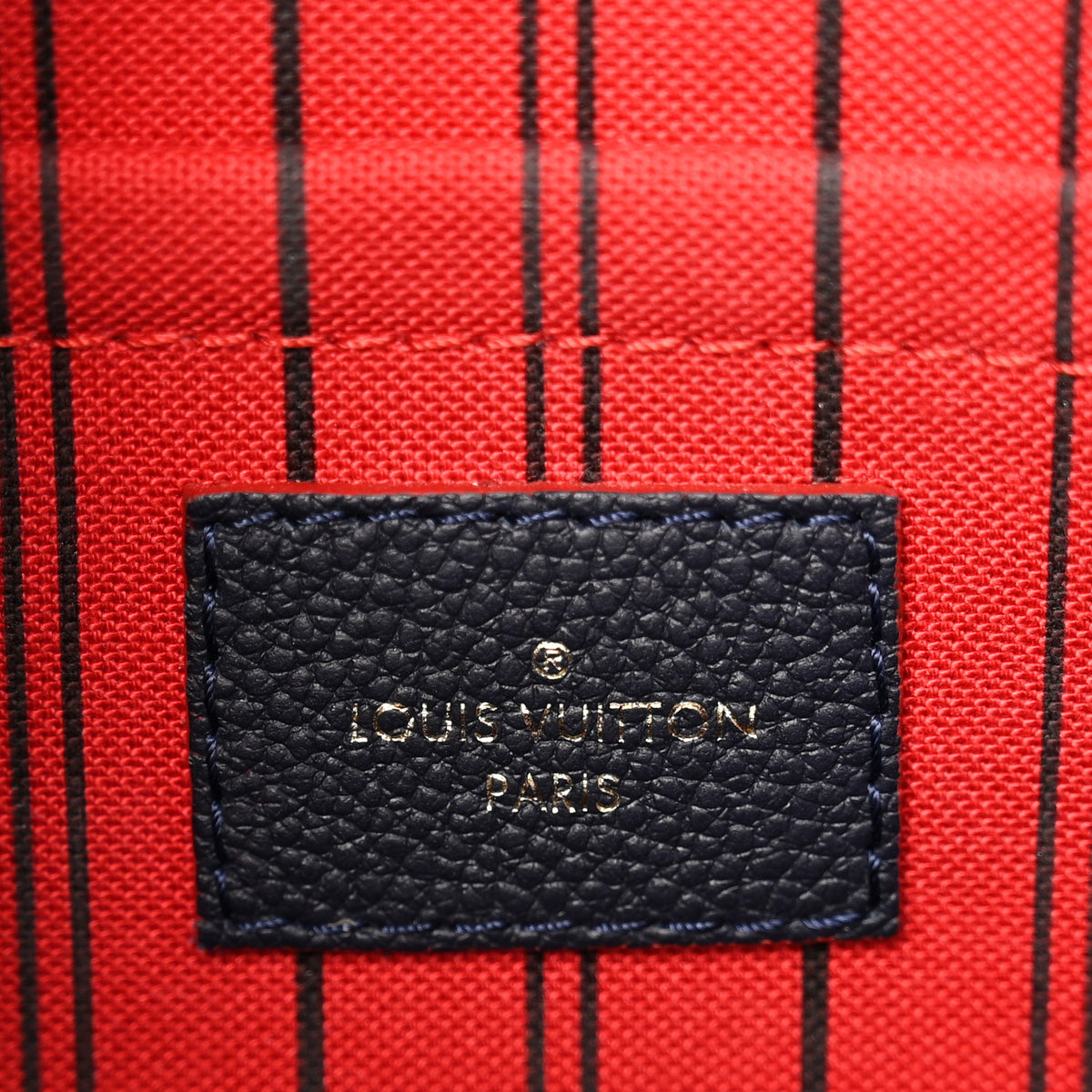 Empreinte Montaigne MM Marine Rouge