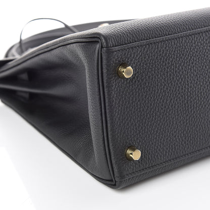 Hermes Togo Kelly Retourne 28 Black 8 of 42