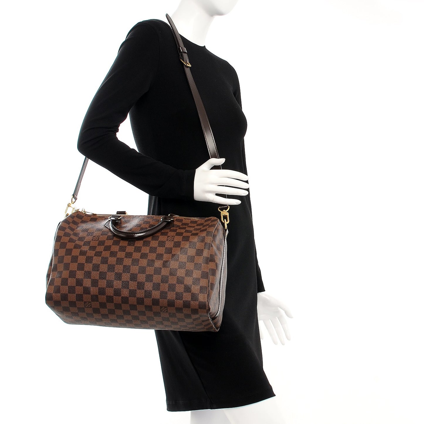 Damier Ebene Speedy Bandouliere 35