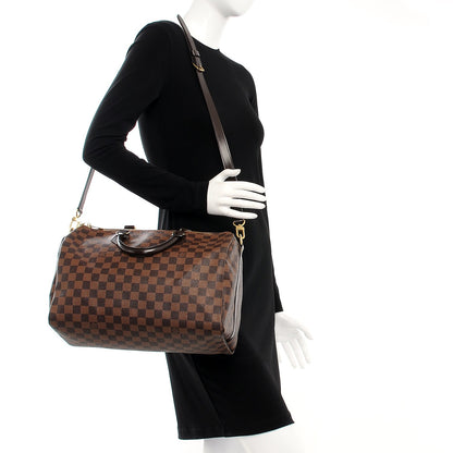 Louis Vuitton Damier Ebene Speedy Bandouliere 35 2 of 8
