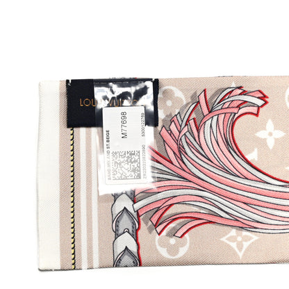 Louis Vuitton Silk Mix And Straps Bandeau Beige 3 of 3