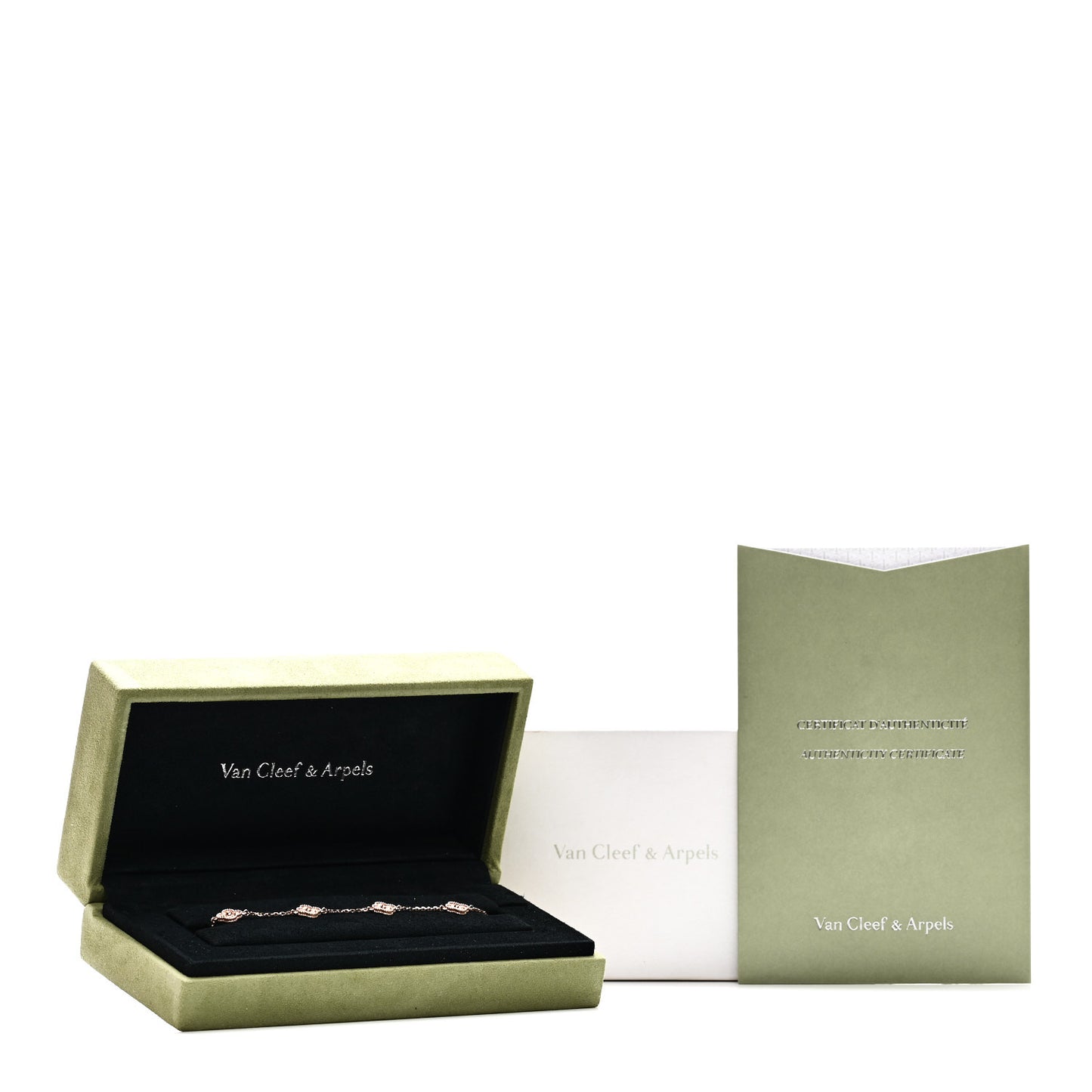 18K Rose Gold 6 Motifs Sweet Alhambra Bracelet