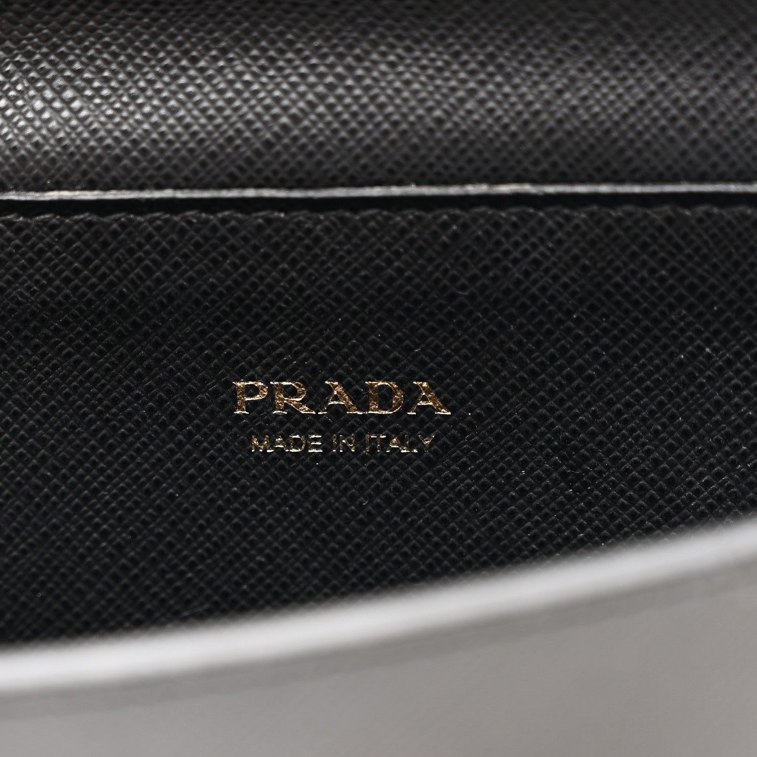Prada Saffiano Chain Wallet Black 7 of 10