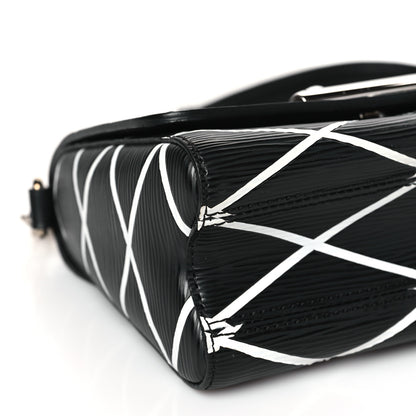Louis Vuitton Epi Malletage Twist Shoulder Bag PM Black 7 of 9