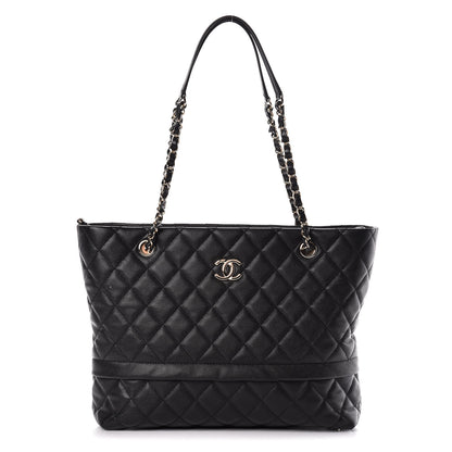 Chanel Caviar Quilted Rolled Up Tote Black 1 of 10