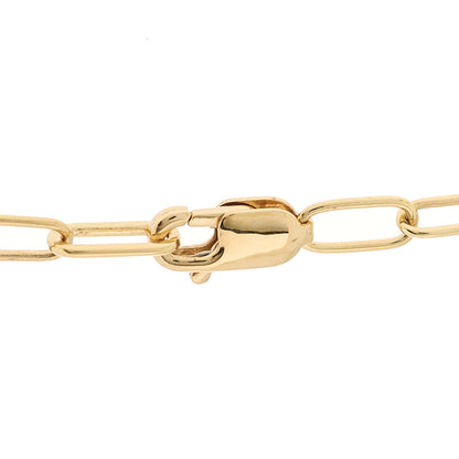 Tiffany 18K Yellow Gold Diamond Medium Lock Pendant Necklace 4 of 6