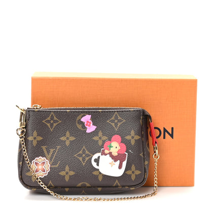 Louis Vuitton Monogram 2024 Christmas Animation Candy Factory Mini Pochette Accessories Candy Red 8 of 8