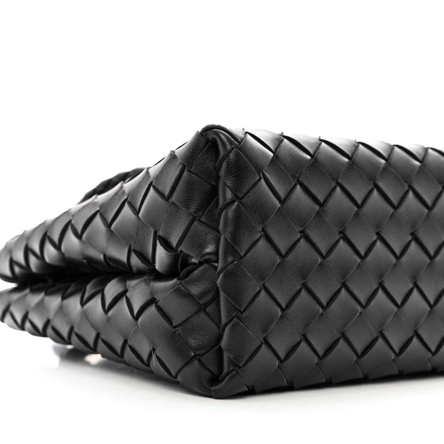 Nappa Intrecciato Small Andiamo Shoulder Bag Black