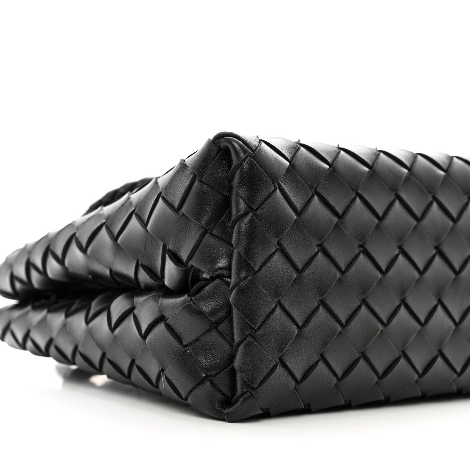 Bottega Veneta Nappa Intrecciato Small Andiamo Shoulder Bag Black 9 of 10