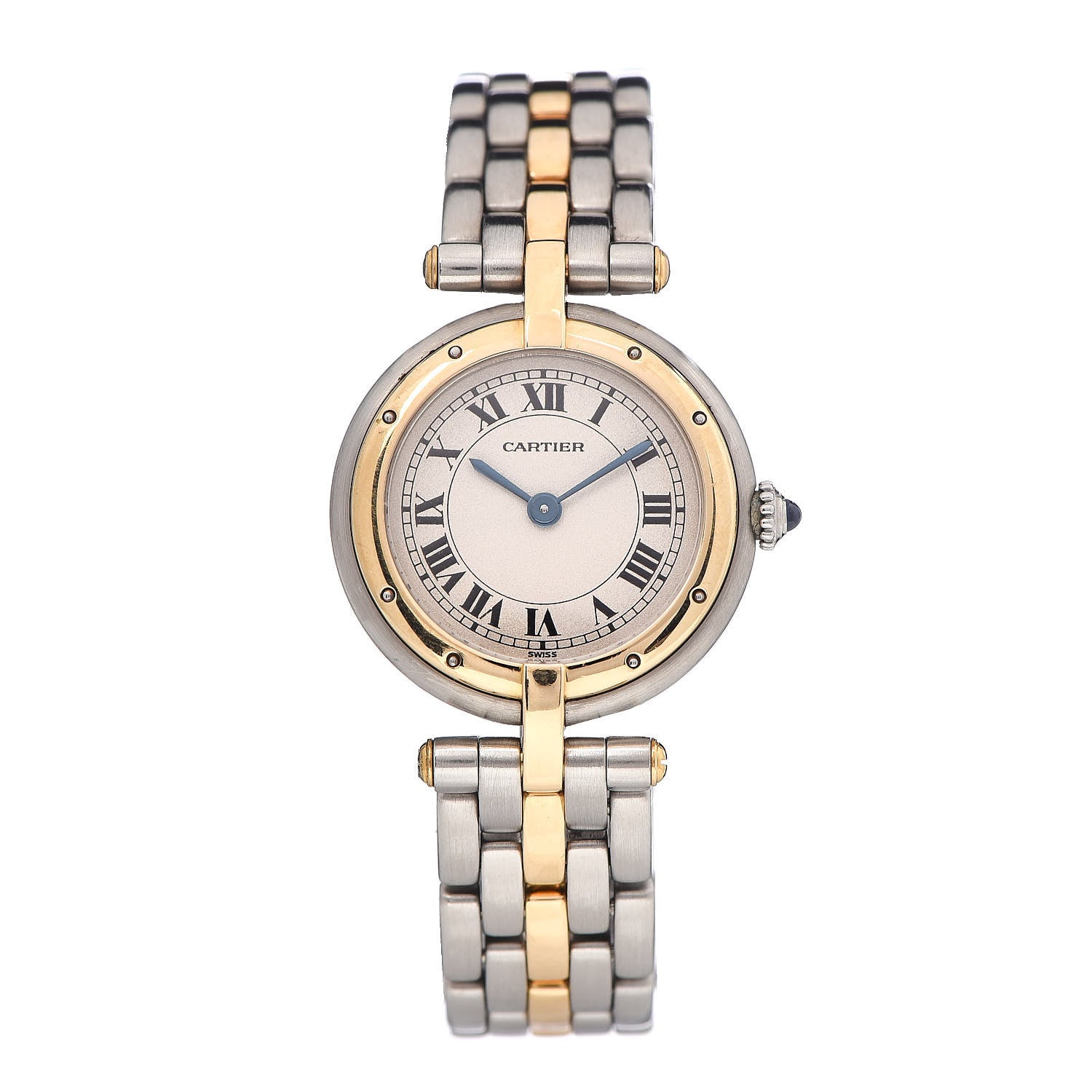 Cartier Stainless Steel 18K Yellow Gold 24mm Panthere Vendome Quartz Watch 1 of 5