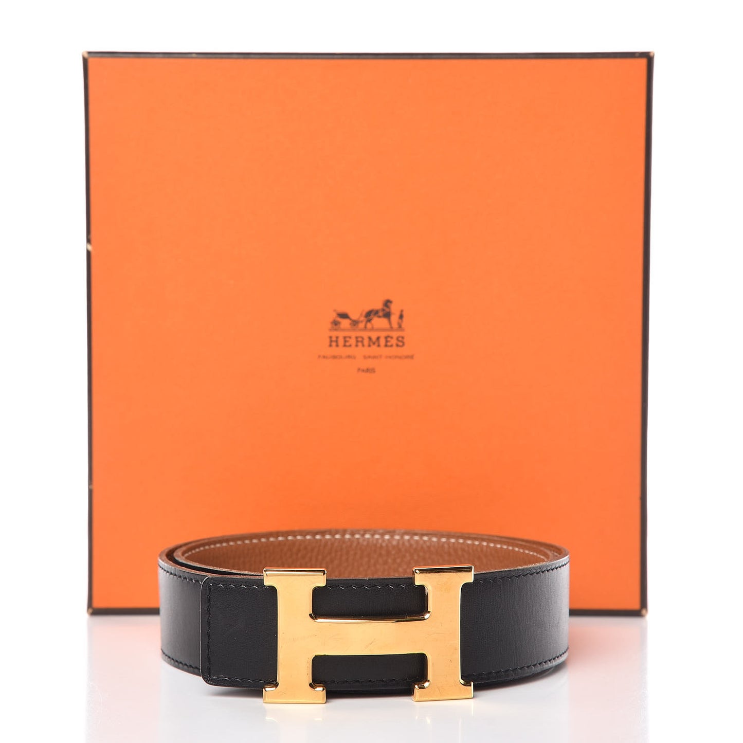 Box Togo 32mm H Belt 70 Black Gold