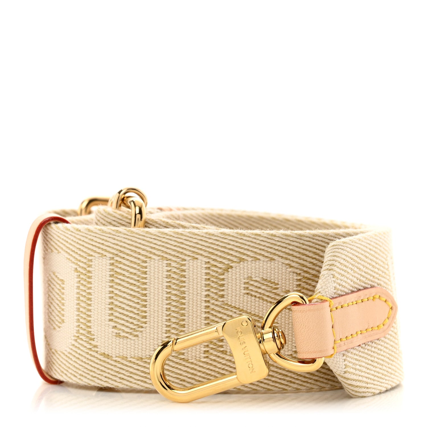 Louis Vuitton Monogram Utility Crossbody Bandouliere Shoulder Strap Beige 1 of 3