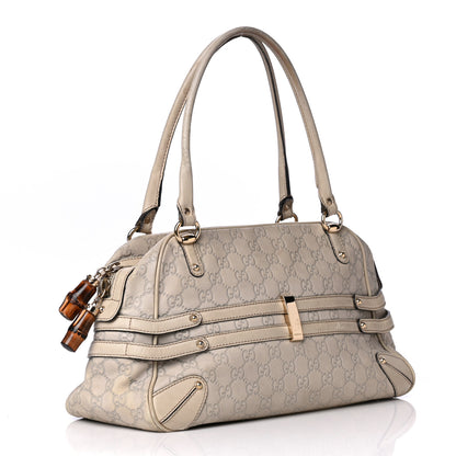 Gucci Guccissima Large Wave Boston Off White 4 of 13