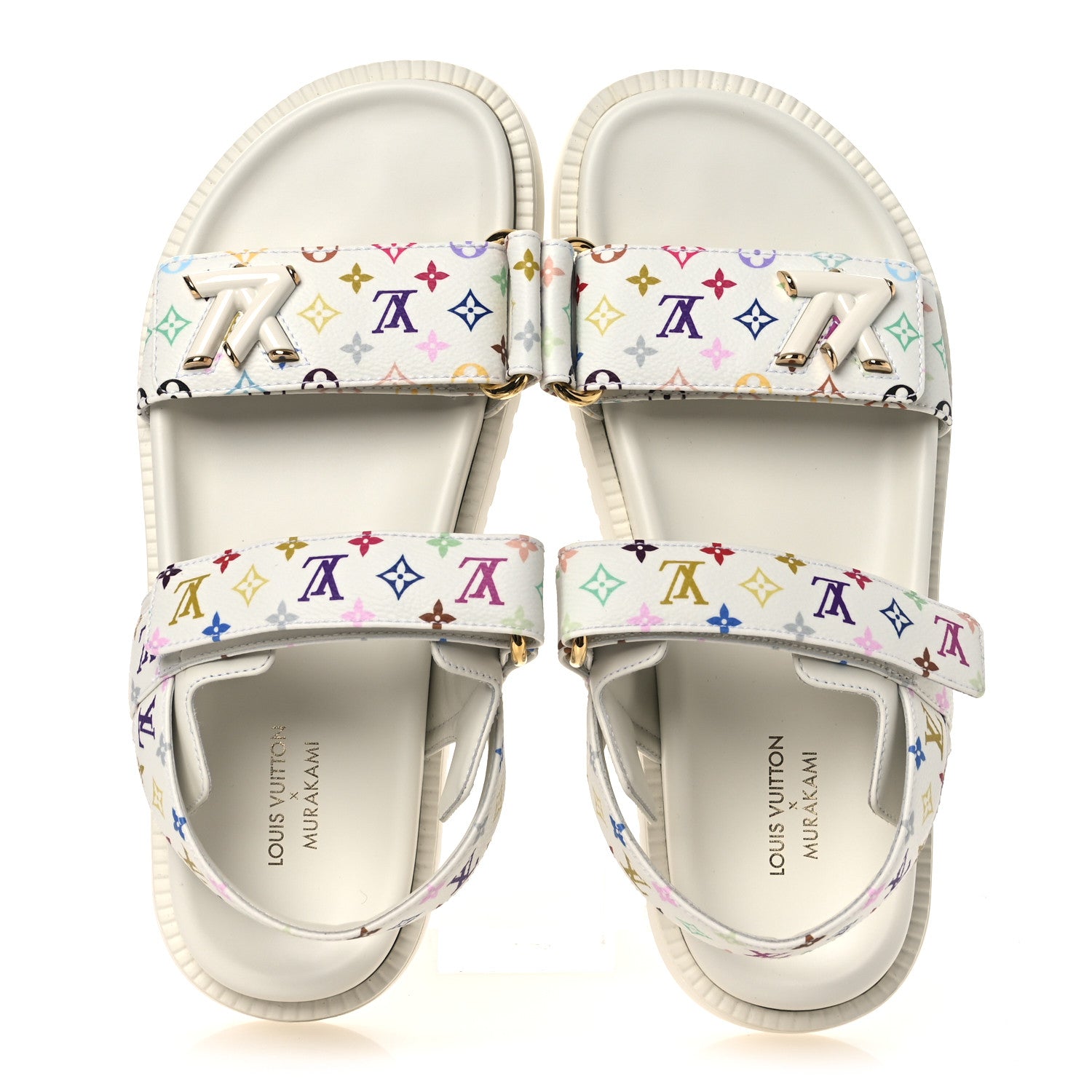 Louis Vuitton モノグラム サンダル 白 3968 LOUIS VUITTON モノグラム リバイバル ミュール サンダル 白 - メルカリ
