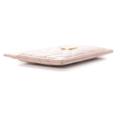 Gucci Calfskin Matelasse GG Marmont Card Holder Perfect Pink 7 of 11
