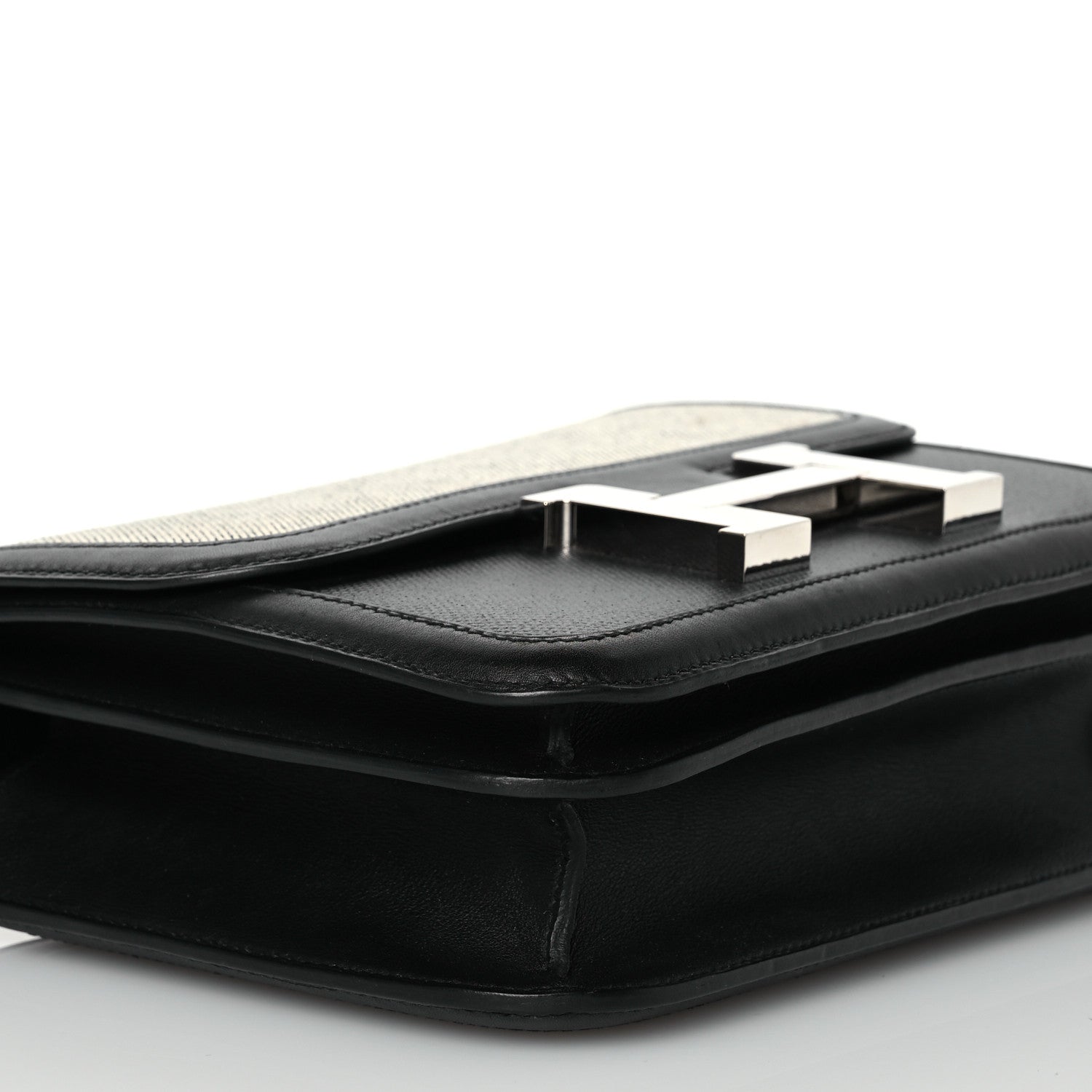 Hermes Swift Toile H Berline Constance 24 Black Ecru 9 of 13