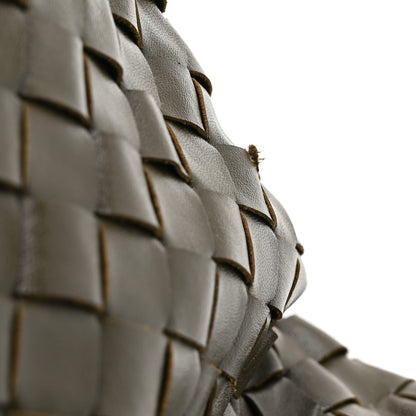 Bottega Veneta Calfskin Intrecciato Large Hop Kaki 11 of 11