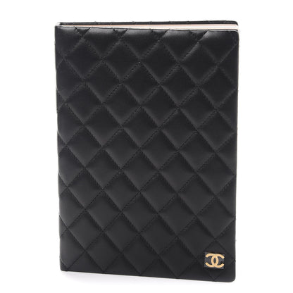 Chanel Lambskin Quilted Notebook Black 1 of 11