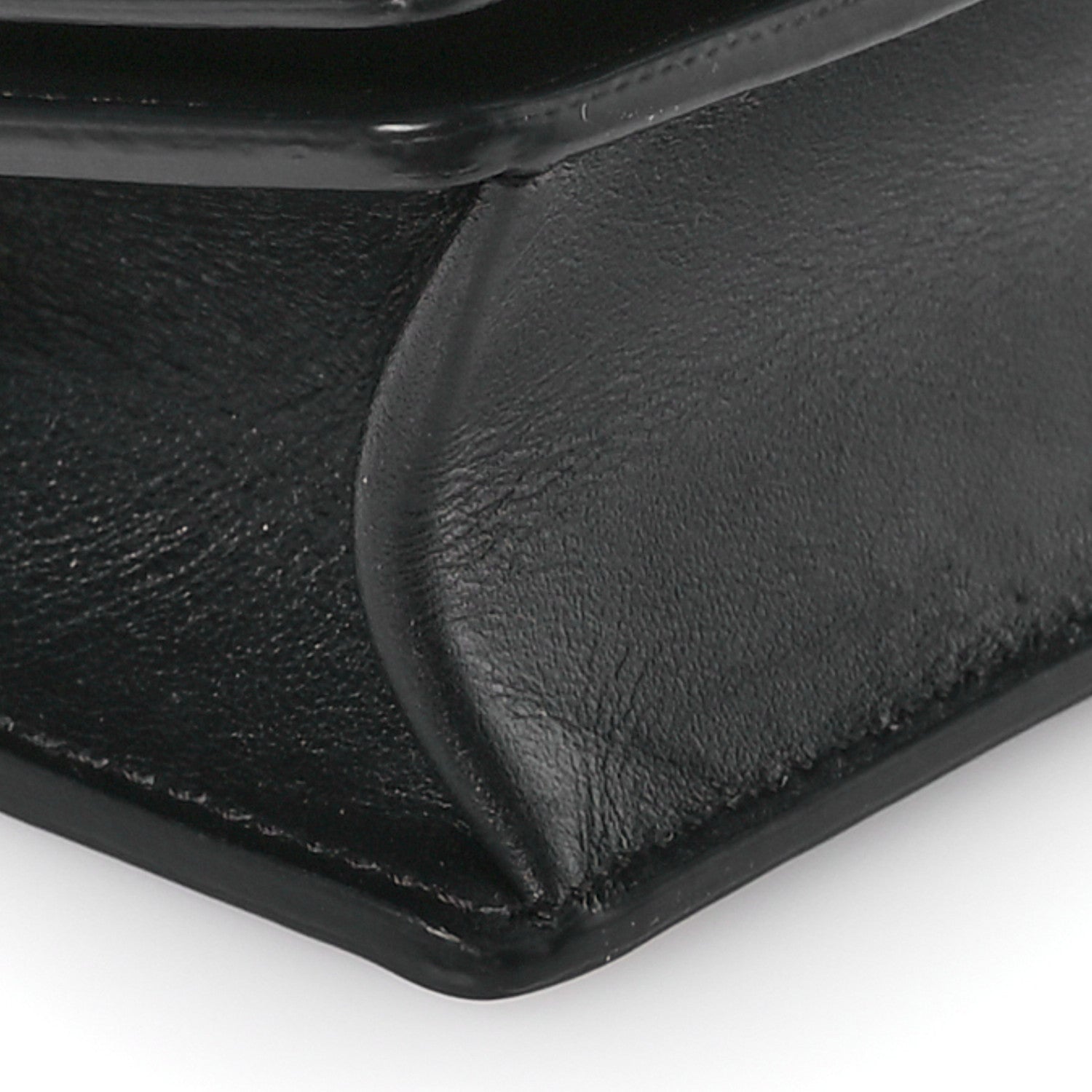 Versace Vitello Mini Virtus Chain Clutch Black 8 of 9
