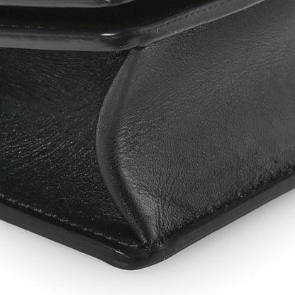 Versace Vitello Mini Virtus Chain Clutch Black 8 of 9