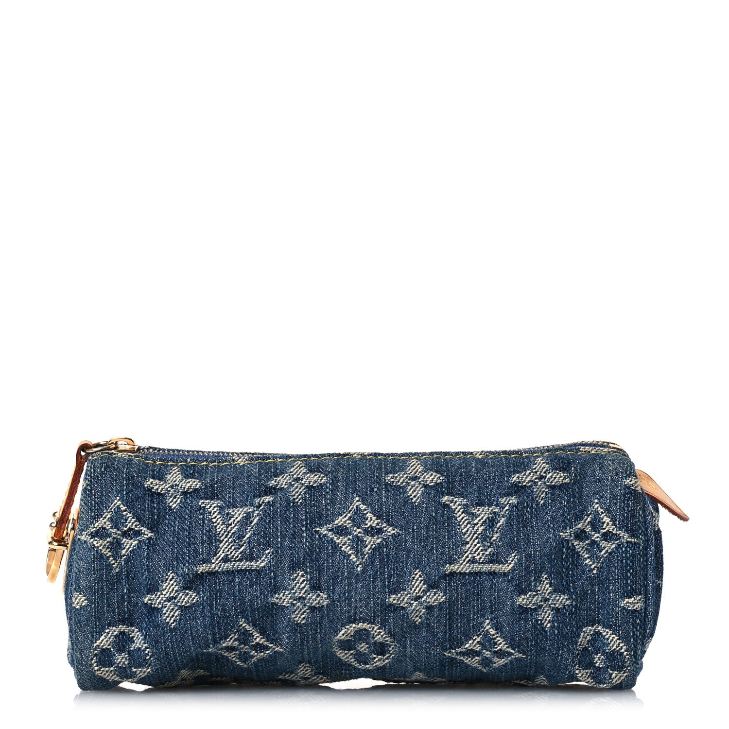 Louis Vuitton Monogram Denim Speedy GM Pochette Case 1 of 8