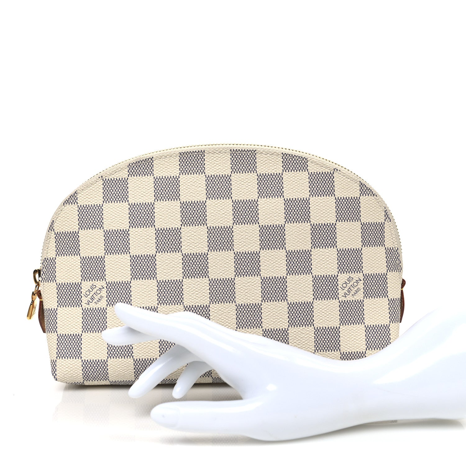Louis Vuitton Damier Azur Cosmetic Pouch GM 2 of 9