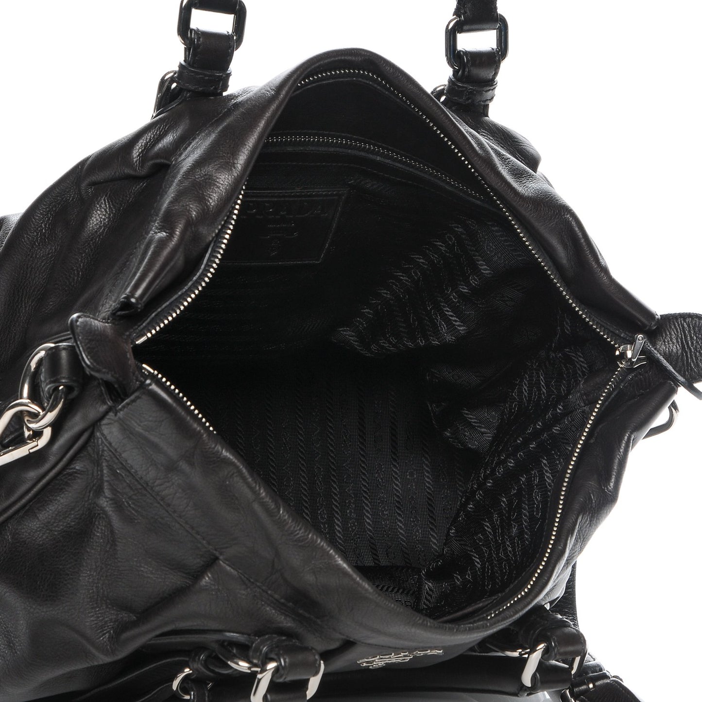 Soft Calf Shoulder Bag Nero Black