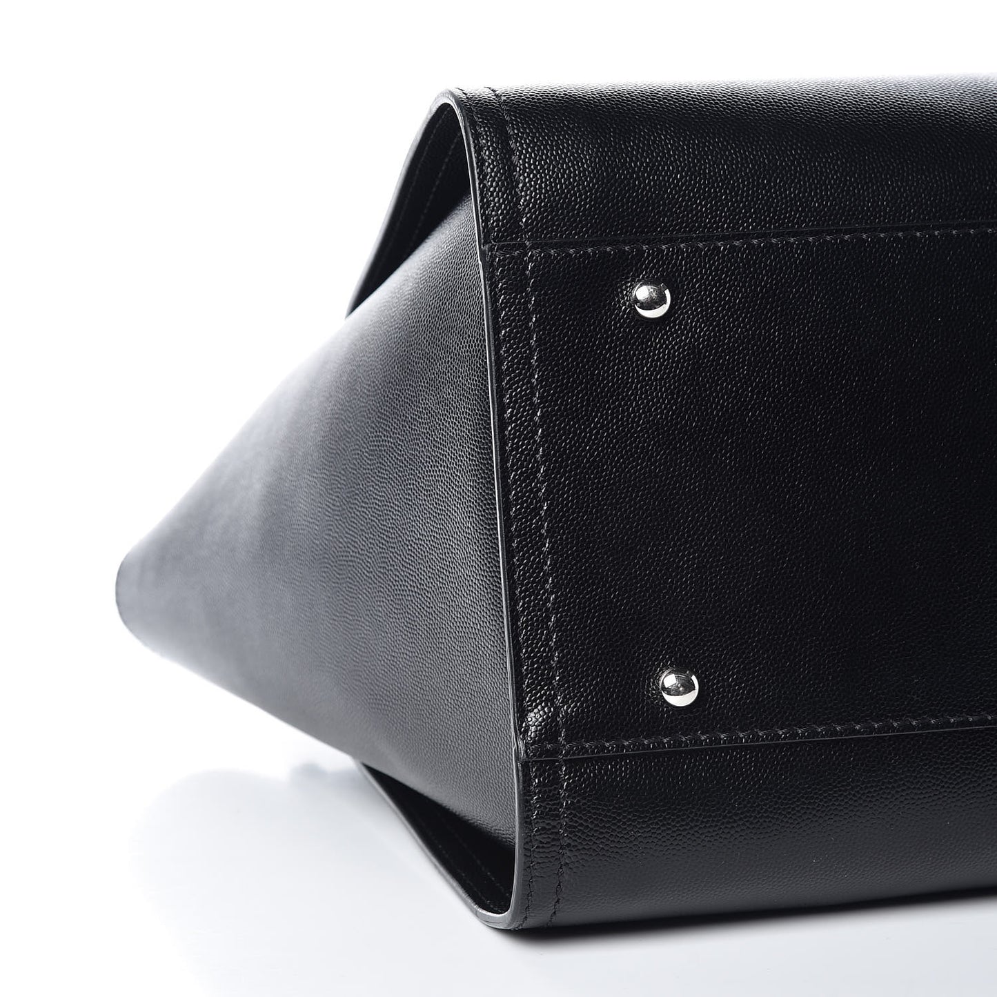 Caviar Medium Studded Deauville Tote Black