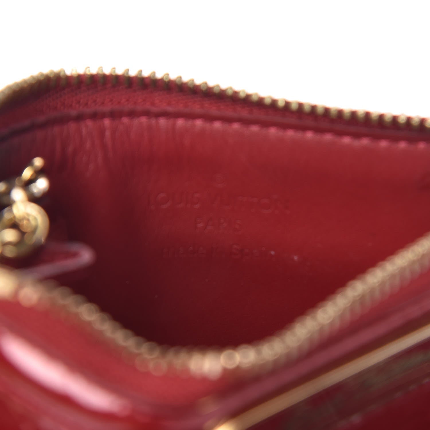 Louis Vuitton Vernis Key Pouch Pomme D'Amour 7 of 9
