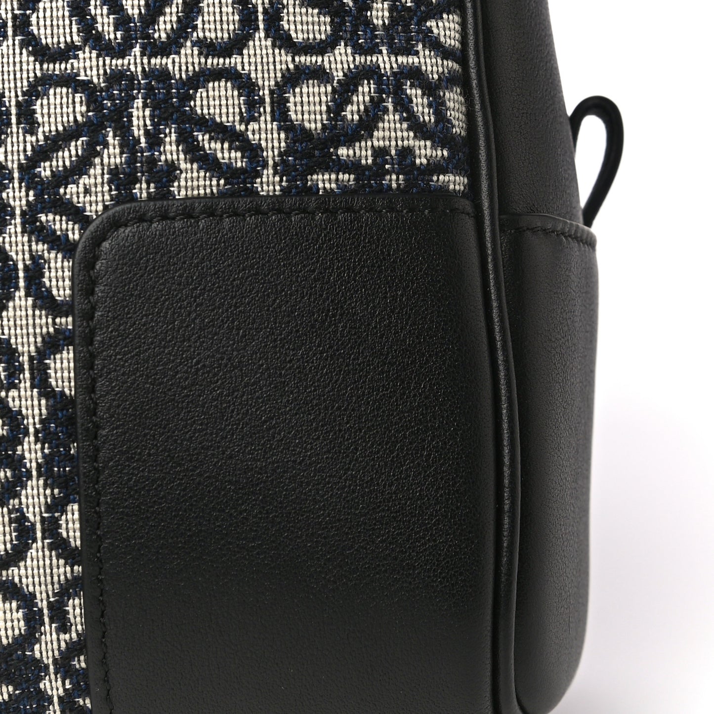 Jacquard Anagram Calfskin Amazona 19 Black Navy