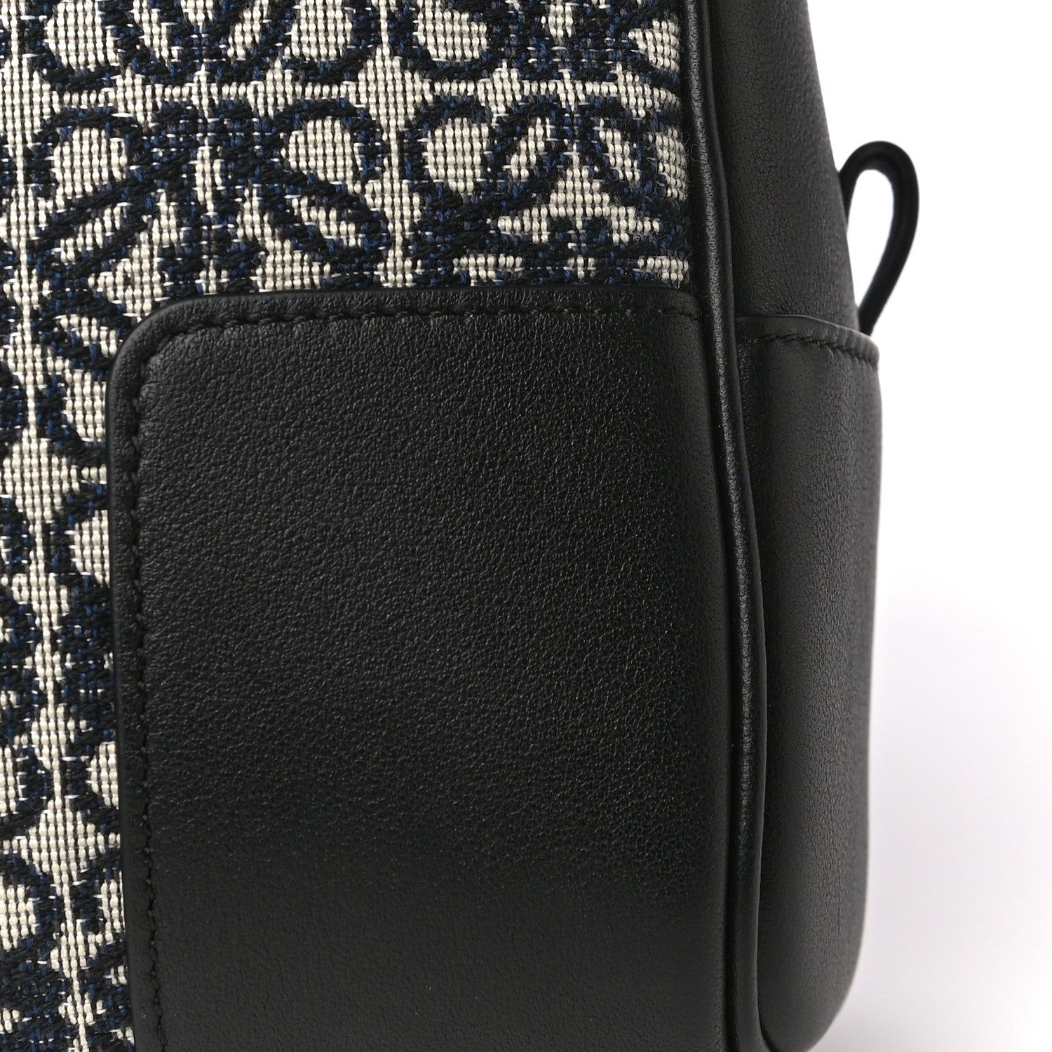 Loewe Jacquard Anagram Calfskin Amazona 19 Black Navy 15 of 17