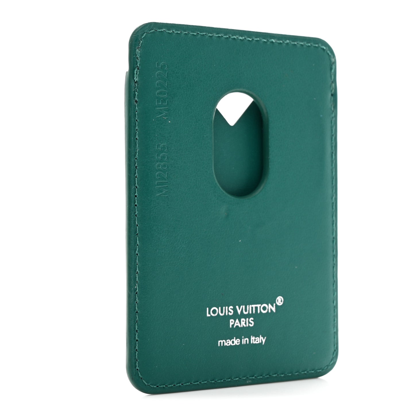 Monogram Macassar Magnetic Card Holder Borneo Green