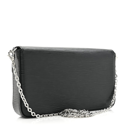 Louis Vuitton Epi Pochette Felicie Black 4 of 12