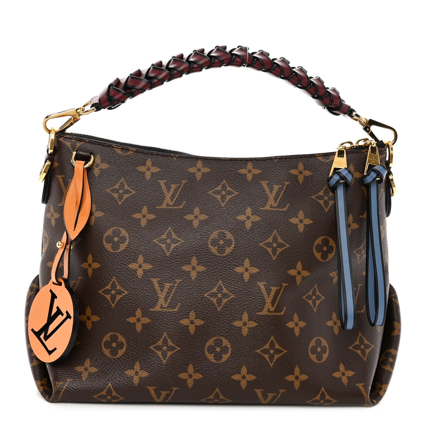 Monogram Beaubourg Hobo Mini Bordeaux Red Peach Safran