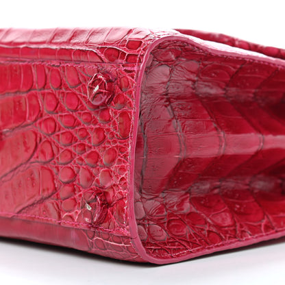 Nancy Gonzalez Crocodile Top Handle Bag Pink 8 of 10