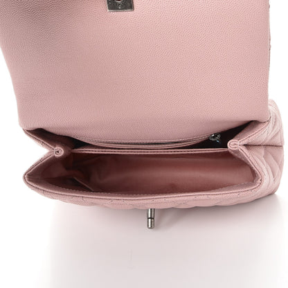 Chanel Caviar Quilted Mini Coco Handle Flap Pink 6 of 9