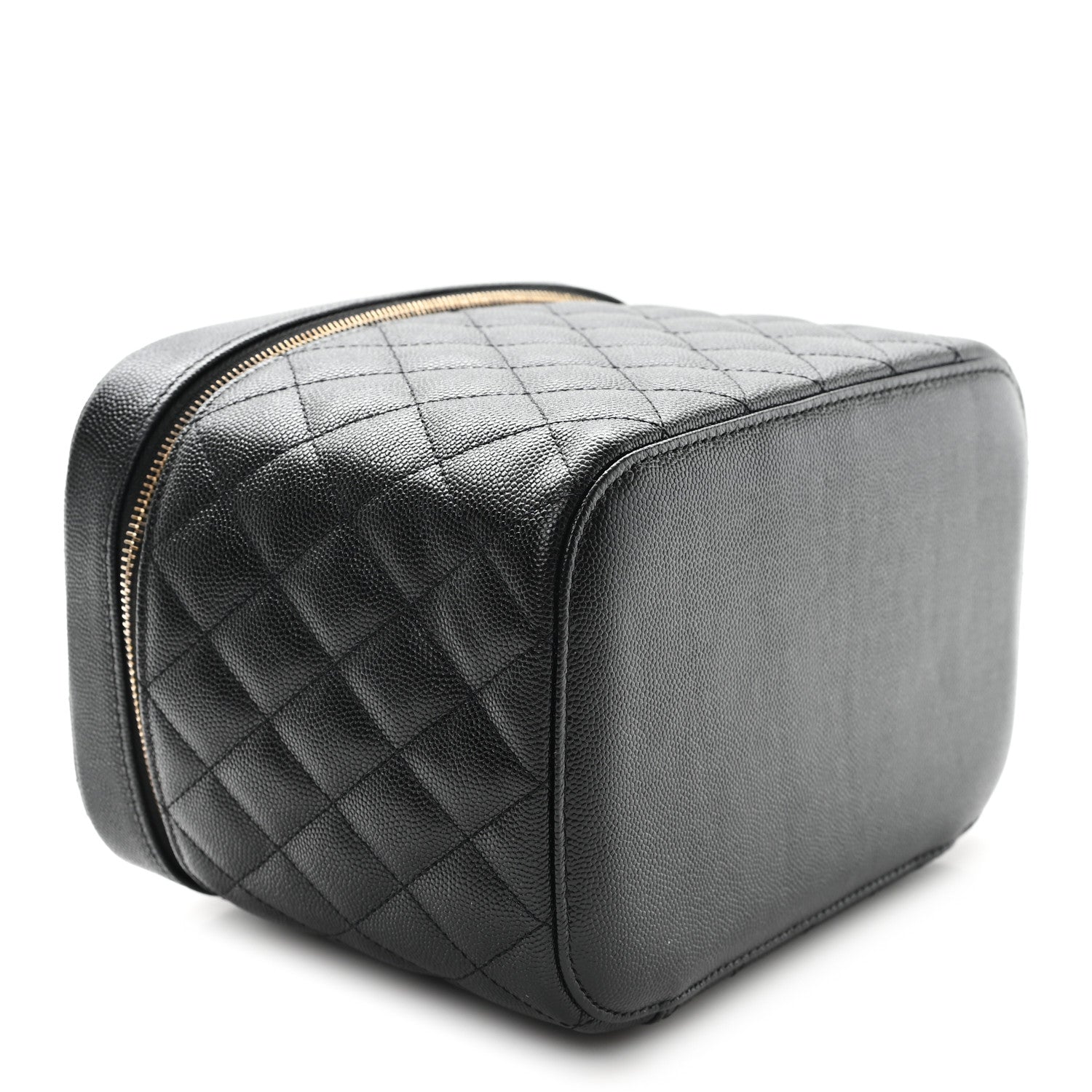 Chanel Caviar Quilted Large Vanity Pouch Black 4 of 7