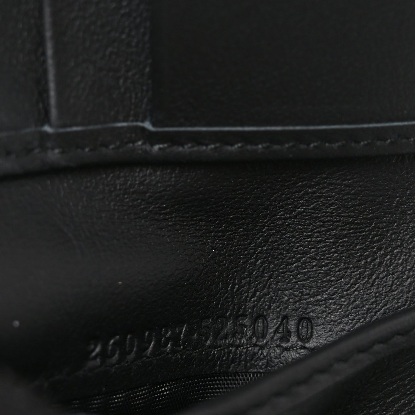 Microguccissima Bi-Fold Wallet Black