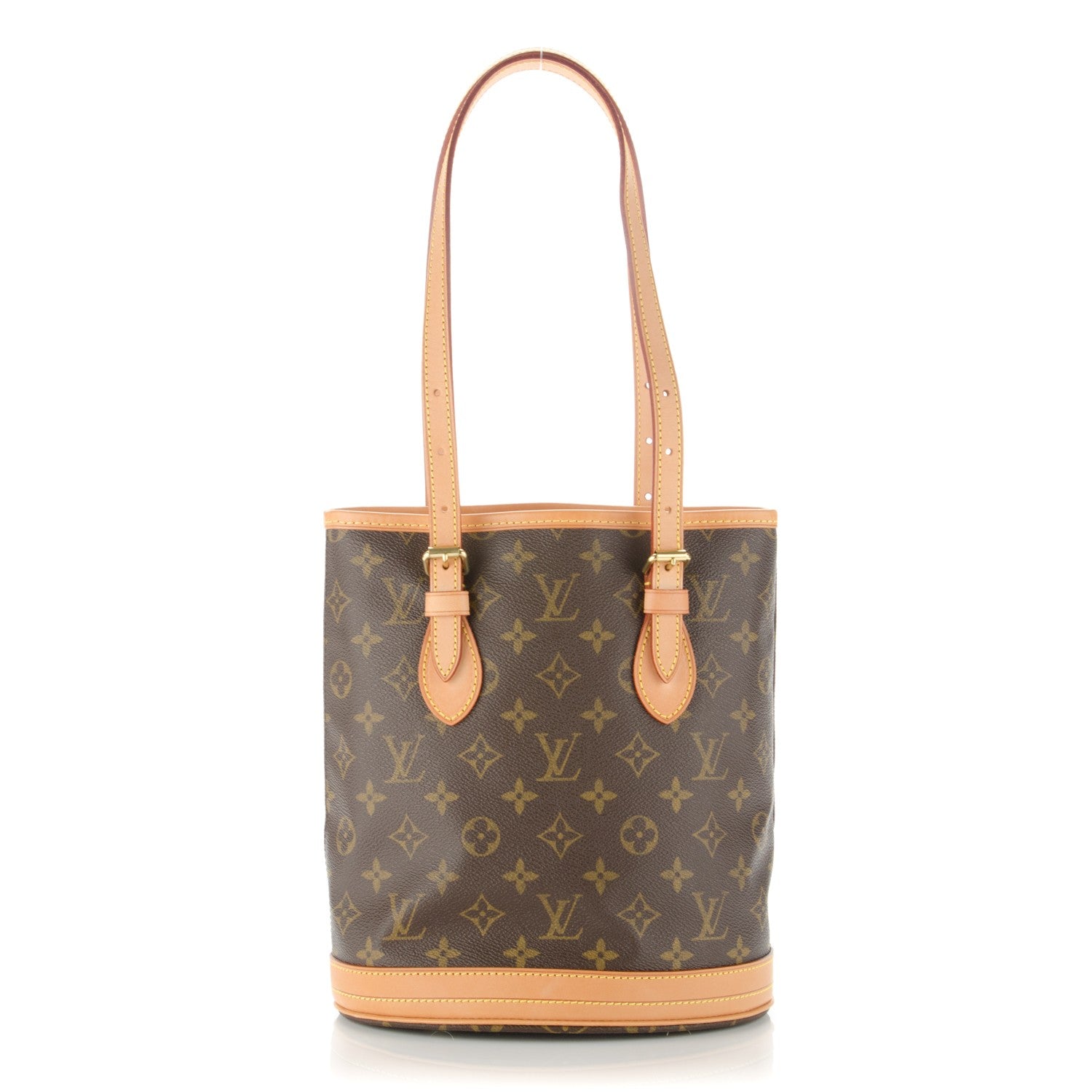 Louis Vuitton Monogram Petit Bucket 23 1 of 8