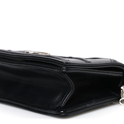 Christian Dior Lambskin Baby Diorama Flap Bag Black 9 of 9